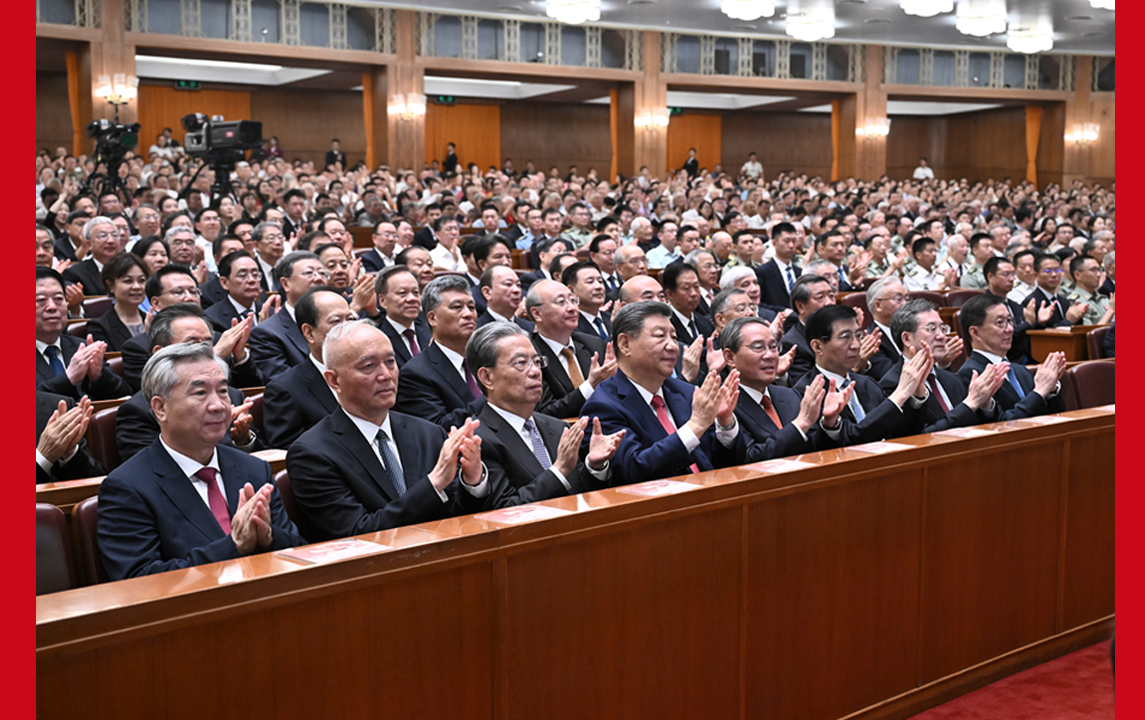 紀(jì)念中國(guó)人民抗日戰(zhàn)爭(zhēng)暨世界反法西斯戰(zhàn)爭(zhēng)勝利80周年文藝晚會(huì)《正義必勝》在京隆重舉行